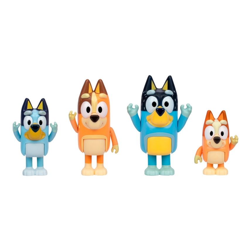 Bluey Family 4-Pack Figure Set