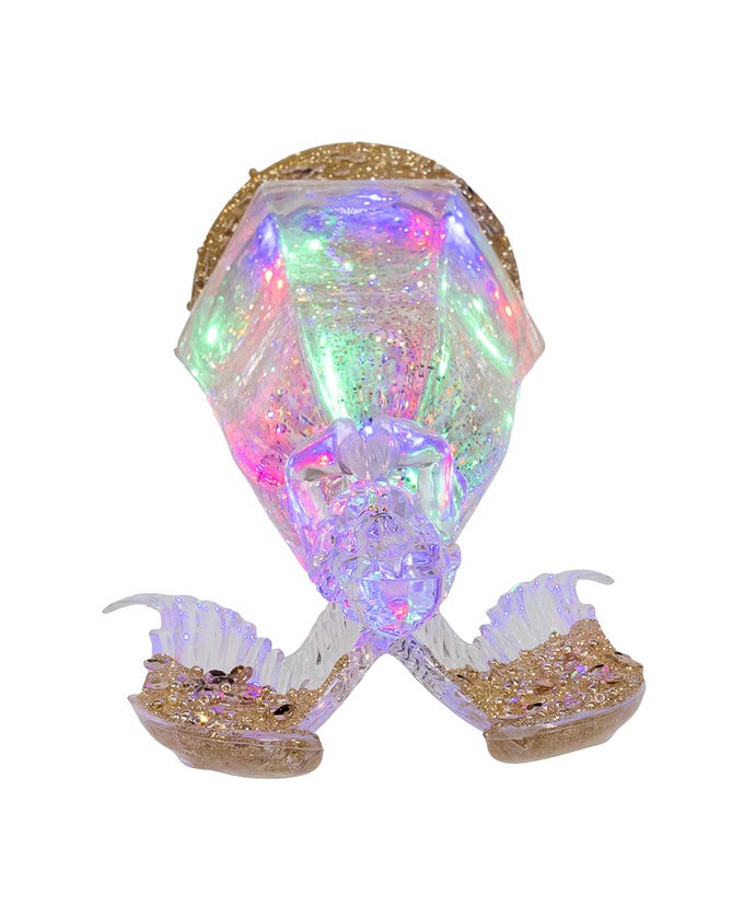 LED Swirl Glitter Angel