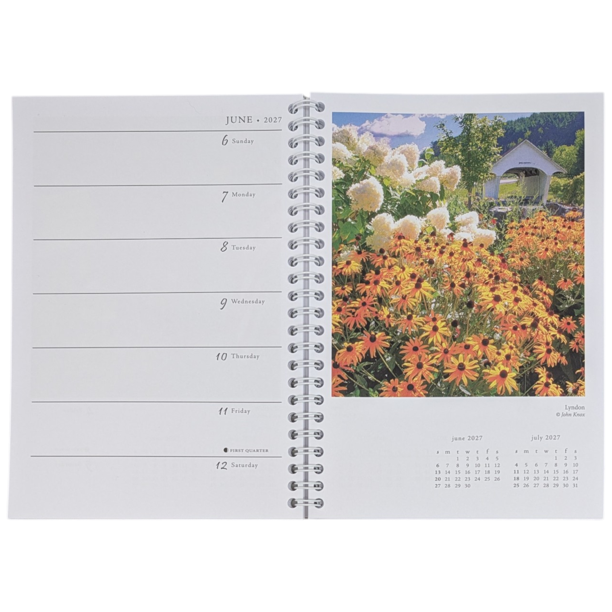 2027 Vermont Living Weekly Planner