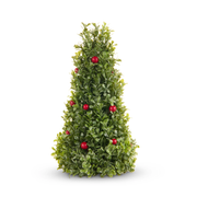 Iced Cedar and Berry Tree - 12 Inch