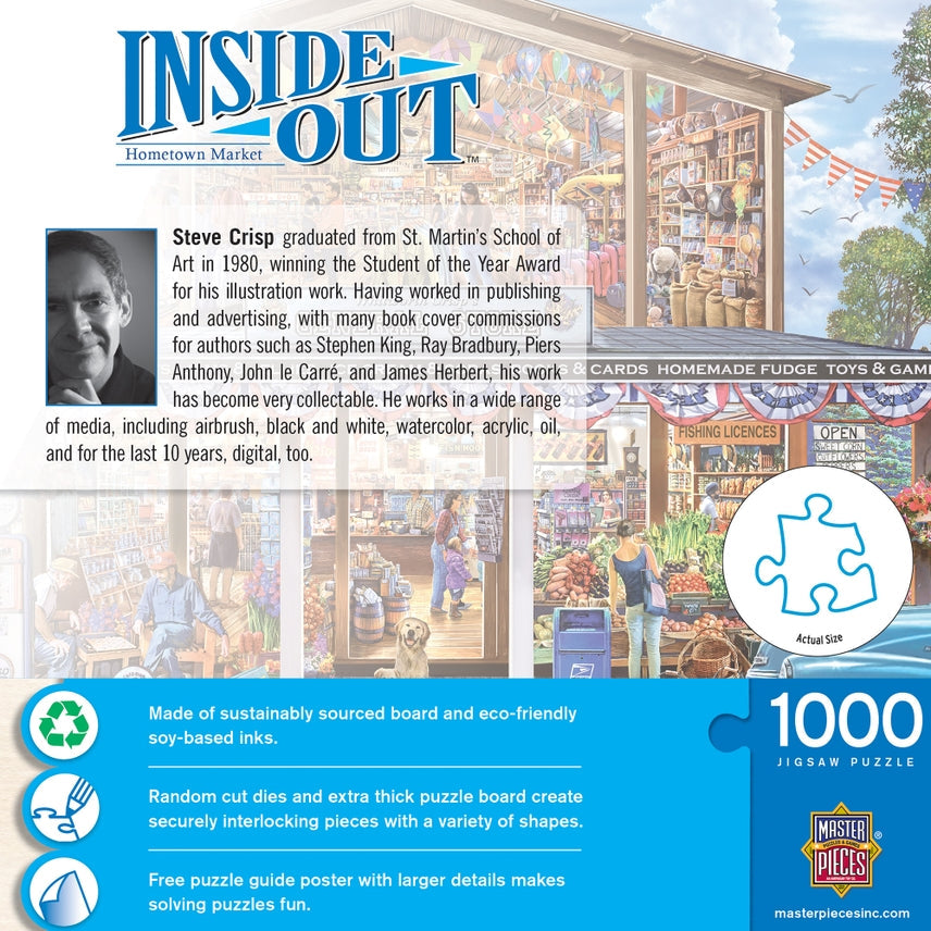 Inside Out - Hometown Market  Puzzle - 1000 Pieces