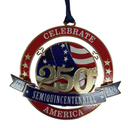 2026 Celebrate America Metal Ornament