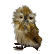 Handcrafted Owl Figurine - Ears Down