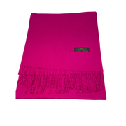 Hot Pink Cashmere Scarf
