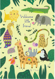 Welcome Little Friend   - New Baby Card
