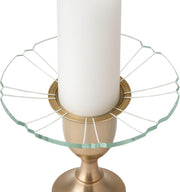 Single Glass Bobeche - Segmented