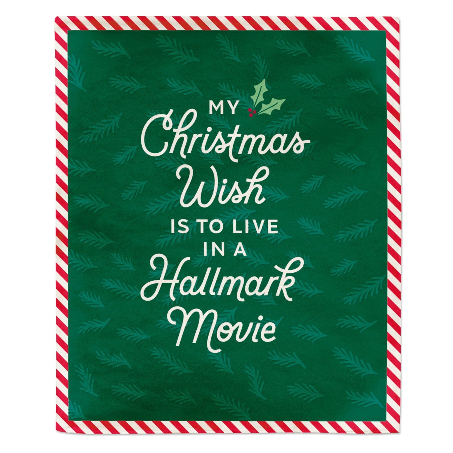 Christmas Wish Hallmark Movie Blanket