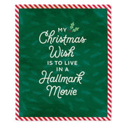 Christmas Wish Hallmark Movie Blanket