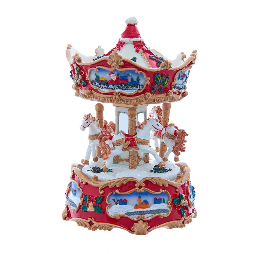 7-Inch Wind-Up Musical Carousel