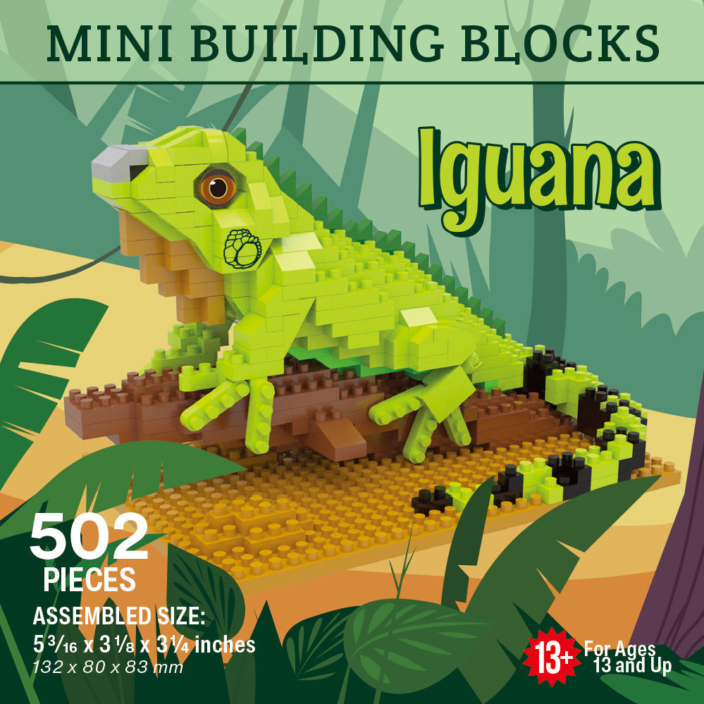 Mini Building Blocks - Iguana