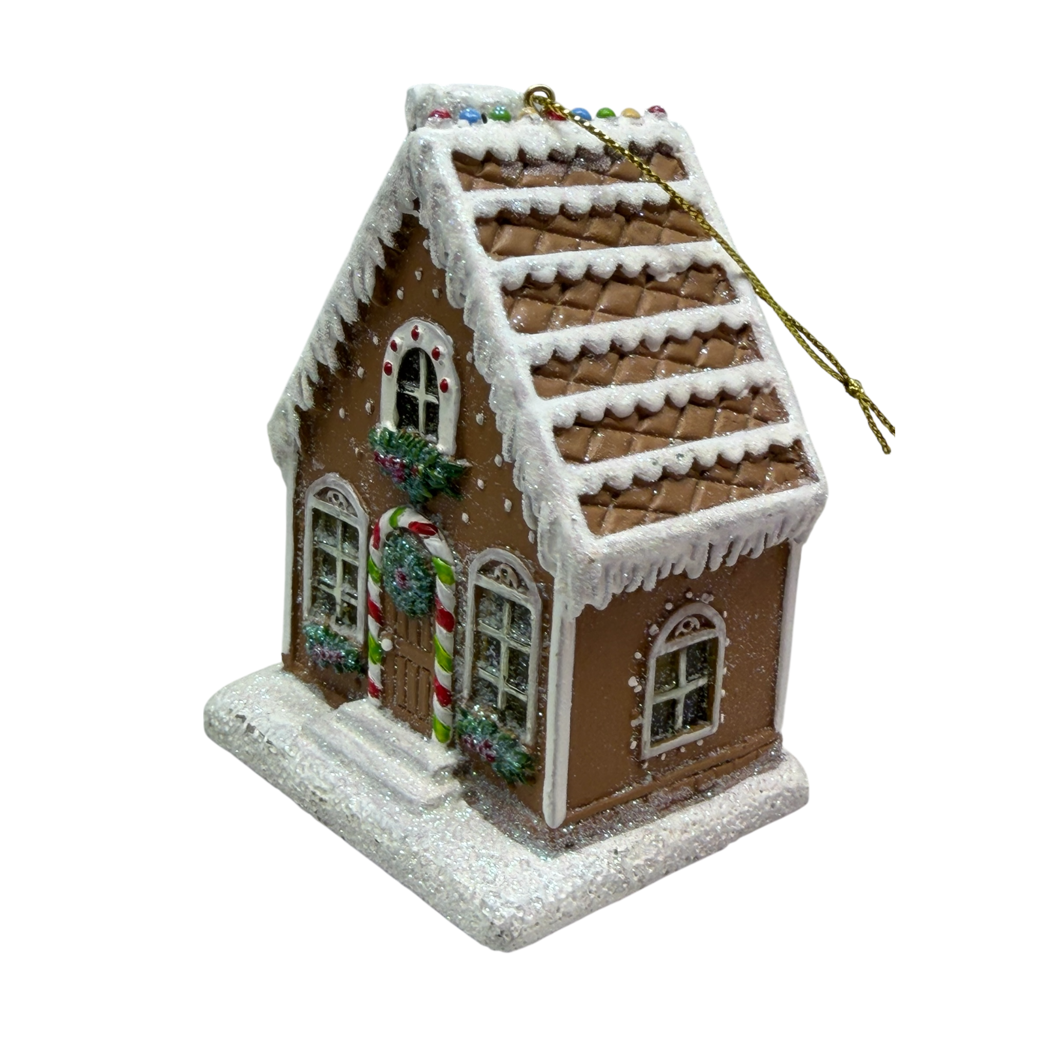 Gingerbread House Resin Ornament