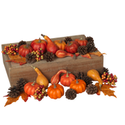 Harvest Accents in a Mesh Bag -