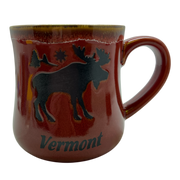 Vermont Moose Mug - Rustic Red