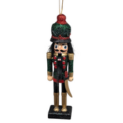 The Emerald & Crimson Guard Nutcracker Ornament