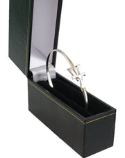 Vermont   Hook Bracelet Silver - 3mm Band - 8 Inch