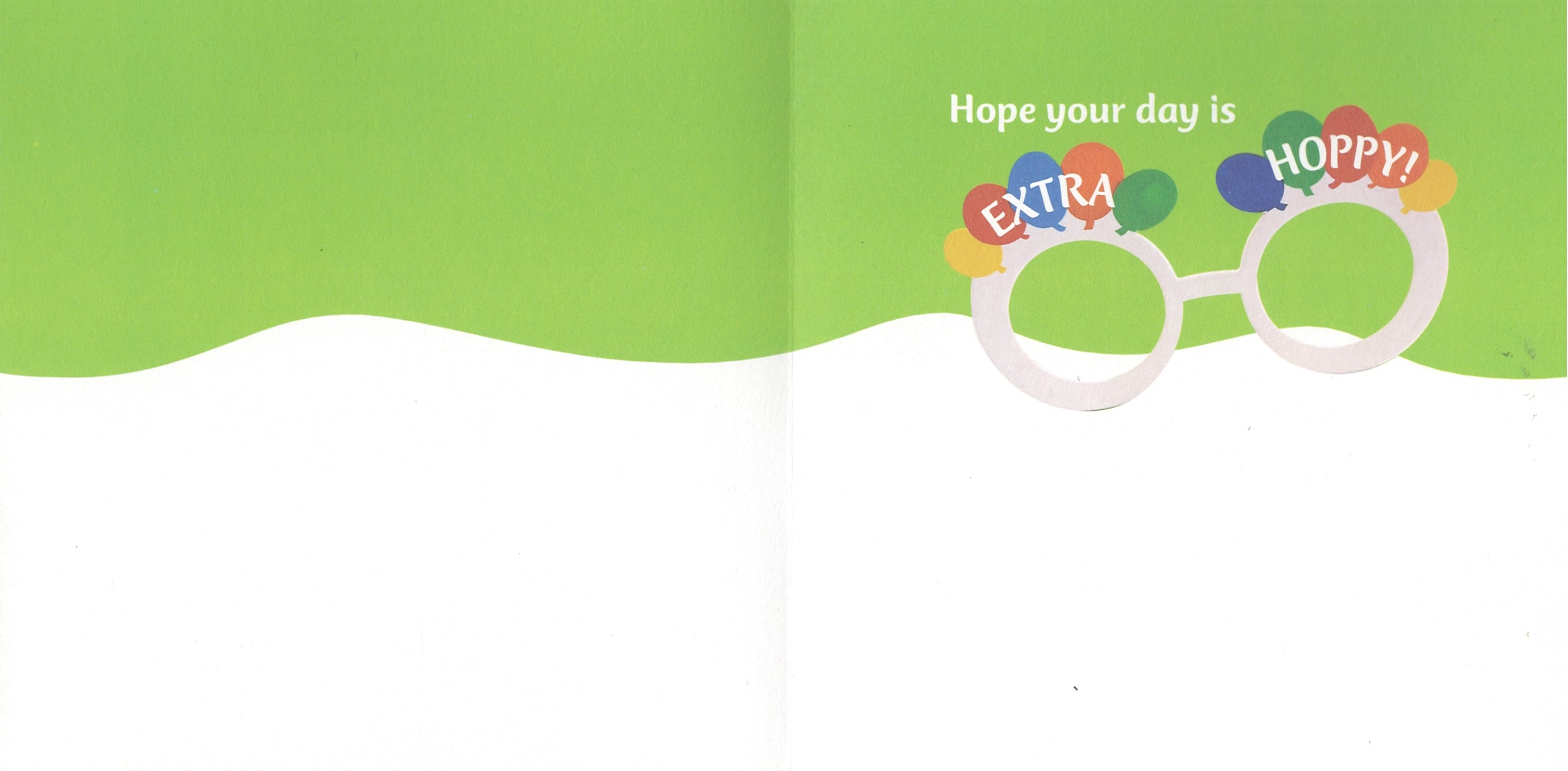 Hoppy Birthday Card  - Birthday Card